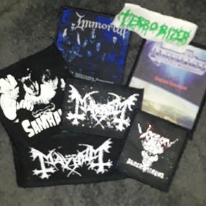 Lot of Metal Punk Band Patches